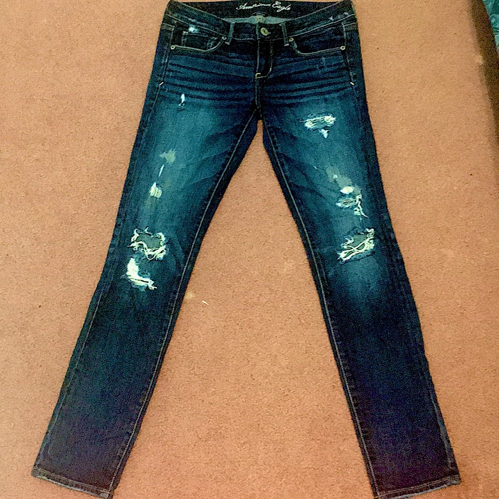 American Eagle Distressed Skinny Jeans